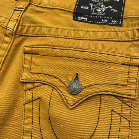 プレミアムジーンズ True Religion トゥルーレリジョン グラデーション フラップポケット 馬蹄 デニム  (JNS255)