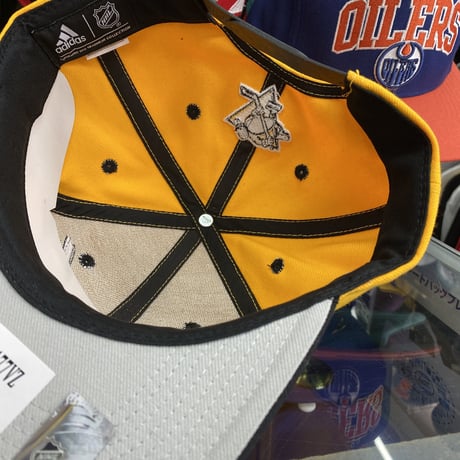Adidas アディダス NHL ピッツバーグ ペンギンズ スナップバックキャップ アイスホッケー