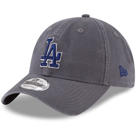 米国仕様 NEWERA ニューエラ 9Twenty MLB ロサンゼルス ドジャース LA Dodgers ストラップバックキャップ グラファイトグレー