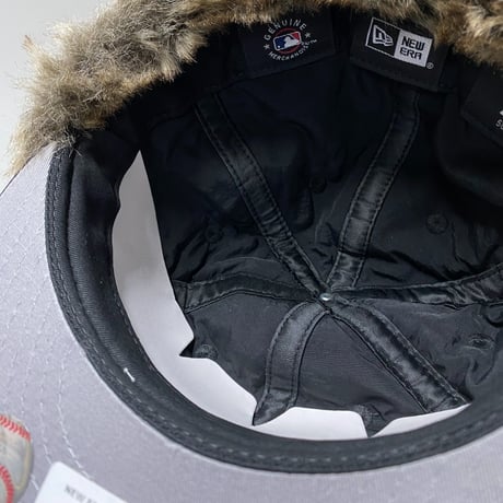 海外限定 59FIFTY ニューエラ レトロクラウン Winter Dog Ear ドッグイヤー LA Dodgers ドジャース トラッパーキャップ (15-54)