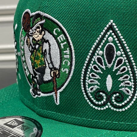 USA限定 Newera ニューエラ 9FIFTY ペイズリー スナップバック NBA ボストン セルティックス