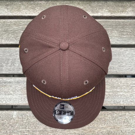 USA限定 9FIFTY ニューエラ MLB サンディエゴ パドレス Padres スナップバックキャップ Evergreen Script (950-215)