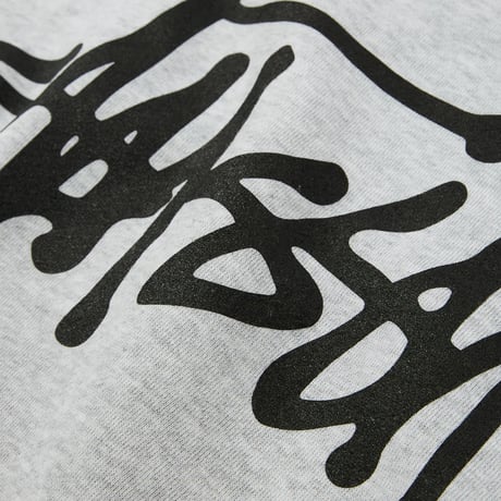 USA正規品Stussy ステューシー Basic Logo ベーシック スウェット プルオーバー パーカー 新品 グレー アッシュヘザー