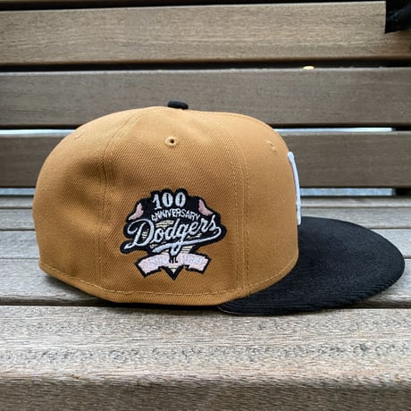 USA限定 Newera 59FIFTY ロサンゼルス ドジャース LA Dodgers 100th アニバーサリー (15-20)