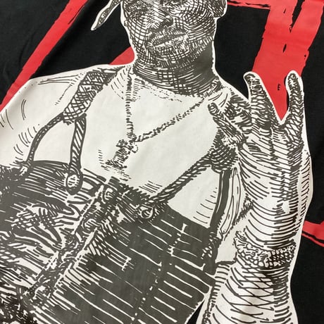 米国ブランド Bricks & Butter ブリックス＆バター 半袖 PAC グラフィック Tシャツ 黒