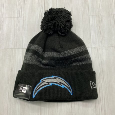 NEWERA USA ニューエラ NFL ロサンゼルス チャージャーズ LA Chargers ニット帽 ブラック
