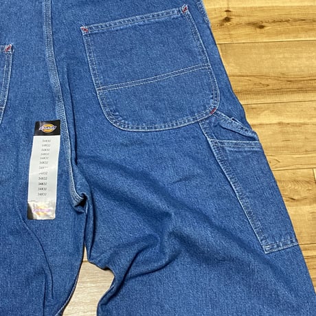 Dickies ディッキーズ  Bib Overall オーバーオール ストーンウォッシュ インディゴ USAモデル (OA9)