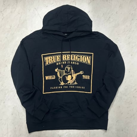 True Religion トゥルーレリジョン Buddha Box オーバーサイズ プルオーバー パーカ  (TRUE-H4)