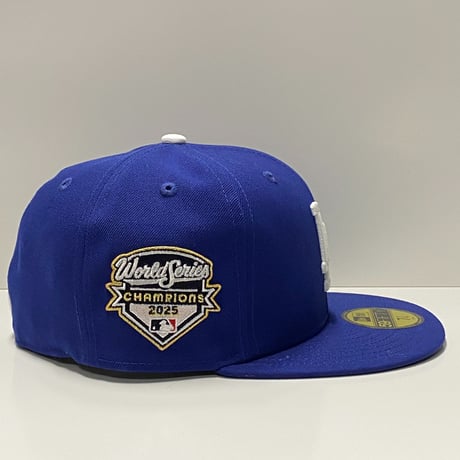 海外限定 2025 ワールドシリーズ チャンピオンズ Newera 59Fifty LA Dodgers ドジャース キャップ (15-53)