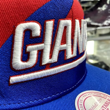 Mitchell&Ness NFL ニューヨーク ジャイアンツ NY Giants スナップバックキャップ SharkTooth