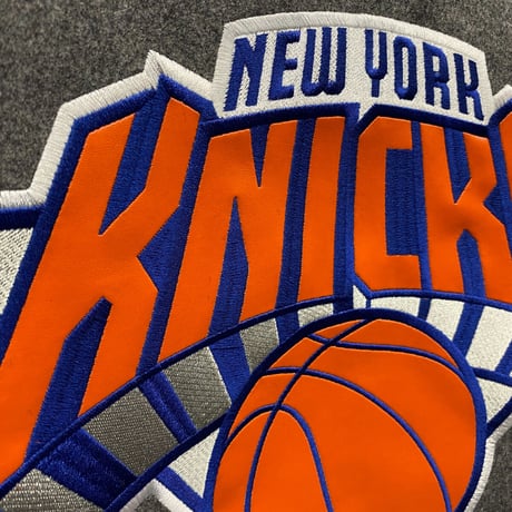 NBA公認 JH DESIGN  JHデザイン NY ニックス Knicks 青 グレー リバーシブル スタジアムジャンパー スタジャン