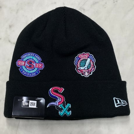 USA限定 NEWERA ニューエラ MLB WSチャンピオンズ ニット帽 シカゴ ホワイトソックス Whitesox