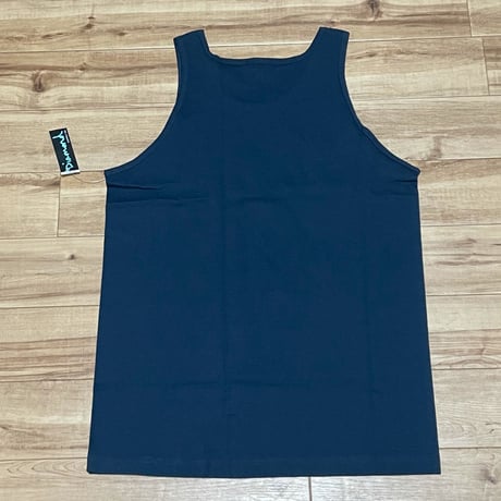 米国製 【M】 ダイヤモンドサプライ Diamond Supply Co タンクトップ 紺 Yacht Club スケーター LA