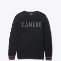 Diamond Supply ダイヤモンドサプライ College Knit ウール セーター MIX ミックスカラー 黒