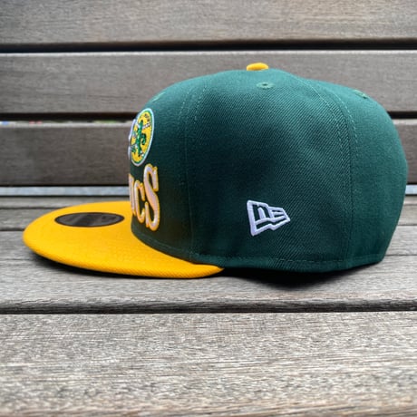 USA限定 9FIFTY ニューエラ MLB アスレチックス Athletics スナップバックキャップ ARCHIVE 緑 (950-229)