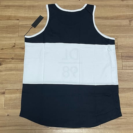 【XL】 ダイヤモンドサプライ Diamond Supply Co タンクトップ 紺 白 ラウンドカット