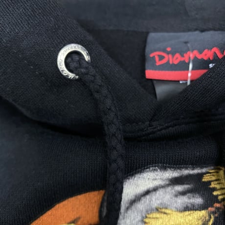 ダイヤモンドサプライ Diamond supply co. スウェット プルオーバー パーカー 黒 ブラック 象 HEAVY