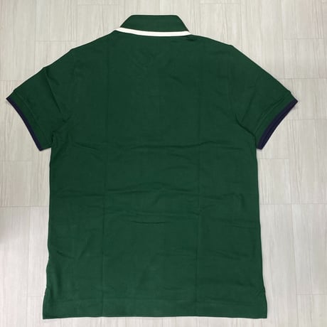 Tommy Hilfiger USAトミーヒルフィガー スリムフィット D.EMERALD ポロシャツ (R4F-37)