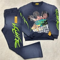 米国発 Civilized シヴィライズド KNOCKOUT ノックアプト クルーネック スウェットセットアップ フレア (SET25)