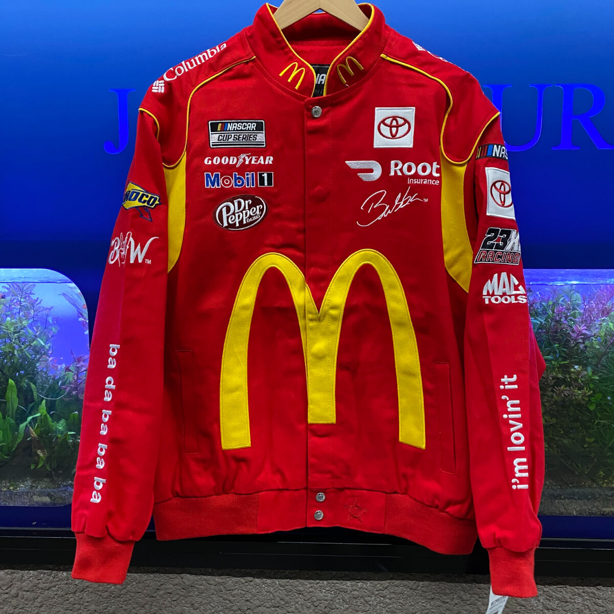 NASCAR ナスカー JHデザイン McDonald's レーシングジャケット 23XI R