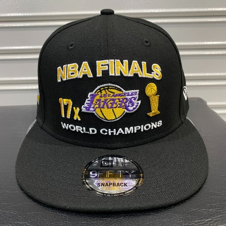 USA限定 Newera ニューエラ NBA ファイナルズ チャンピオン 9FIFTY ロサンゼルス レイカーズ