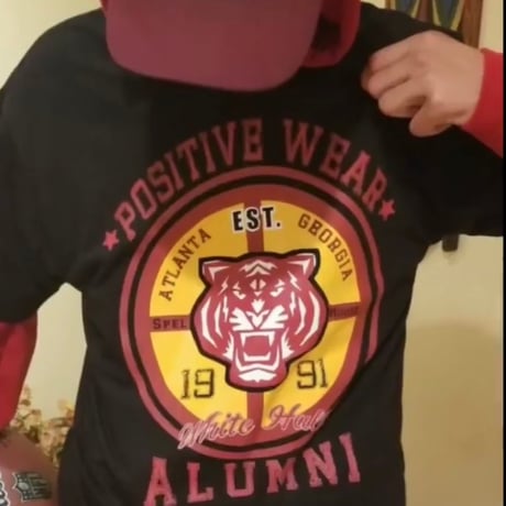 LA発 Positive Wear Clothing ポジティブウェア クロージング 1991 ALUMNI Tシャツ (PWT11B)