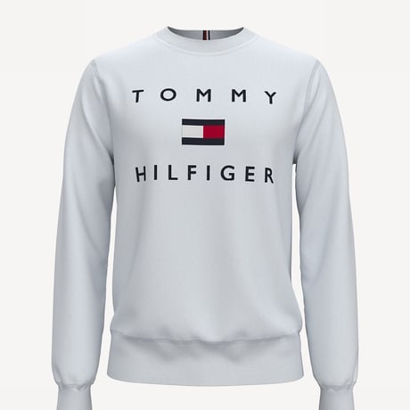 TOMMY HILFIGER USA トミーヒルフィガー Essentials Icon スウェット トレーナー BrightWhite