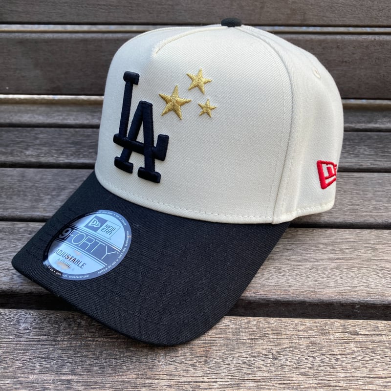 NEW ERA 9FORTY LA ドジャース フレイム キャップ ホワイト NEW ERA