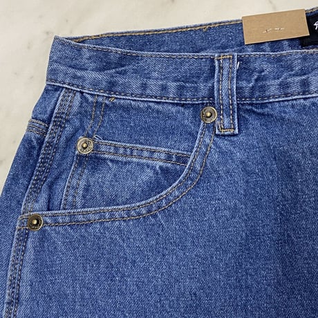 老舗LAブランド KnoBetta 999 ノーベター 太め バギースタイル カーゴデニム MED BLUE (JNS22)