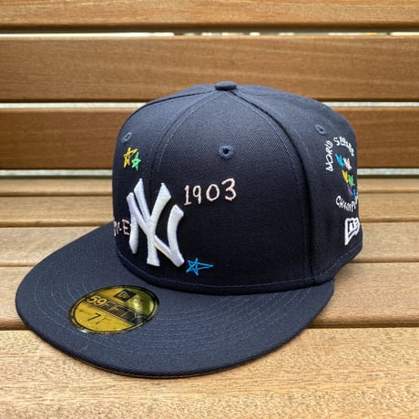 激レア USA限定 59FIFTY ニューエラ MLB ニューヨーク ヤンキース Yankees スクリブル Scribble (19-7)
