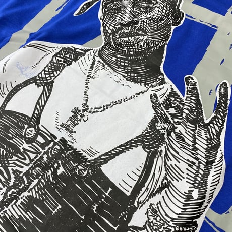 米国ブランド Bricks & Butter ブリックス＆バター 半袖 PAC グラフィック Tシャツ ROYAL