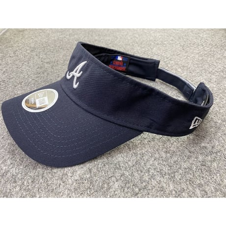 Essential ニューエラ NEWERA サンバイザー Braves アトランタ ブレーブス MLB サイズ調節可