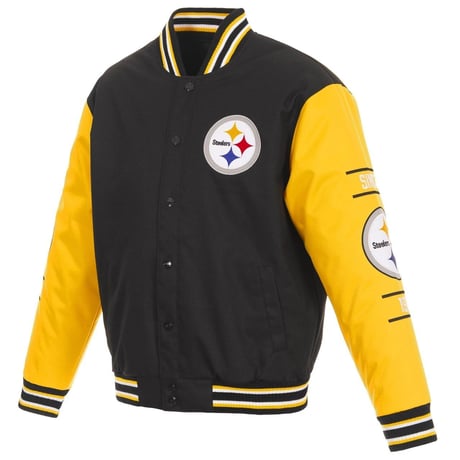 NFL公式 ピッツバーグ Steelers スティーラーズ ツイル スタジャン スタジアムジャンパー