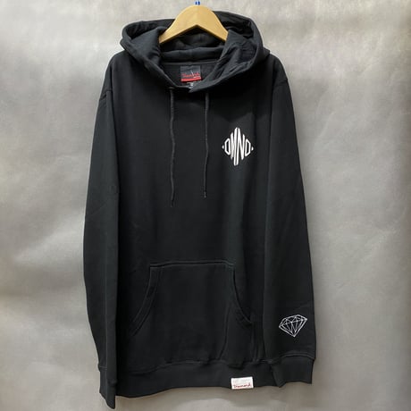 ダイヤモンドサプライ Diamond supply co. スウェット プルオーバー パーカー 黒  MONOGRAM