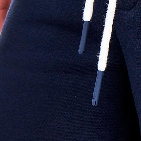 TOMMY JEANS USA トミージーンズ 裏起毛 スウェット ショートパンツ 紺