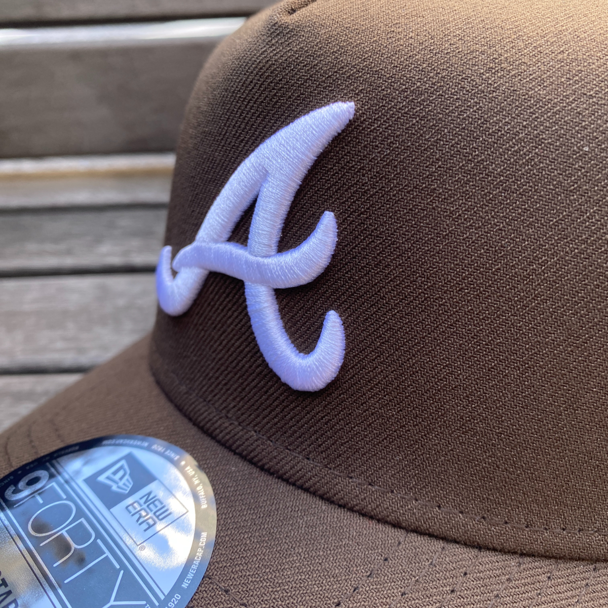 海外限定 Newera ニューエラ 9Forty Aフレーム Braves