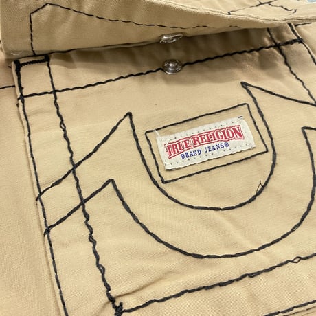 True Religion トゥルーレリジョン BigT Cargo Shorts カーゴショートパンツ 蹄 (SJNS38)