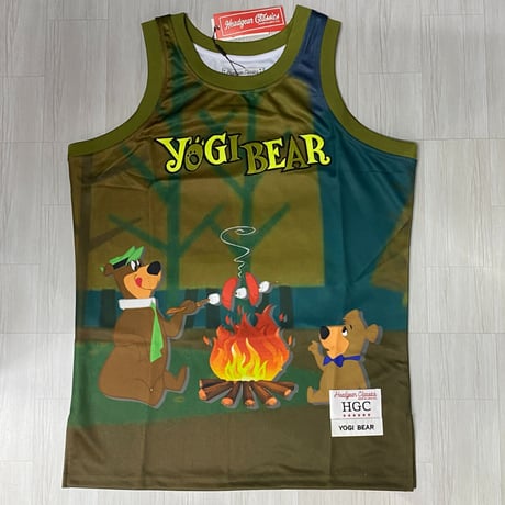 USA限定 Headgear Classics アメコミ YogiBear ヨギベア HGC バスケジャージー  (HGC6)