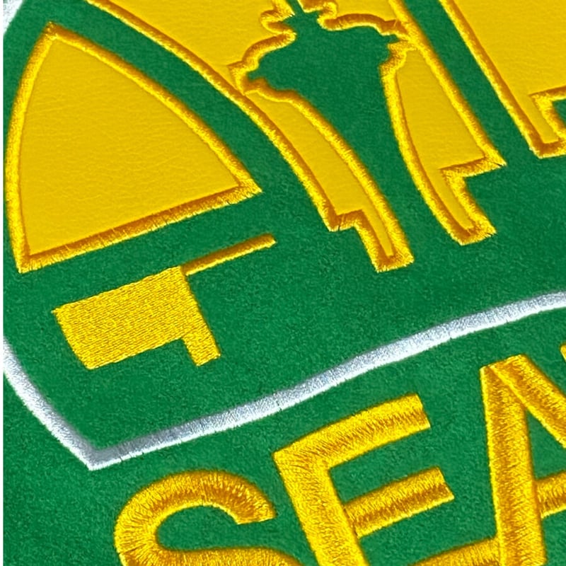 当時モン/80-90's USA製　シアトルスーパーソニックス スタジャン 当時モン/80-90's USA製 シアトルスーパーソニックス スタジャン