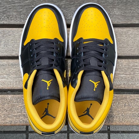 NIKE ナイキ Air Jordan1 Low エアジョーダン1 ローカット 黒 黄 イエローオークル (AJ120)