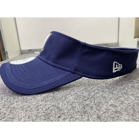 公式クラブハウスモデル NEWERA ニューエラ Visor サンバイザー Brewers ミルウォーキー ブルワーズ MLB