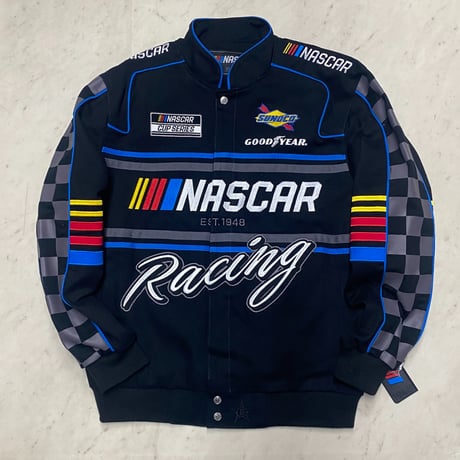 激レアJH Design 刺繍レーシングジャケット　ALLTEL 限定 NASCAR ナスカー JHデザイン M&M's レーシングジャケット