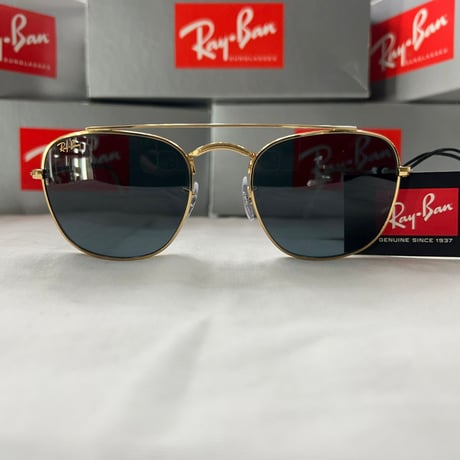 Ray-Ban レイバン Legend Gold レジェンドゴールド ダブルブリッジ スクエア サングラス RB3557 (0RB9)