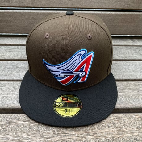 USA限定 59FIFTY ニューエラ LA ANGELS エンゼルス 40周年記念 Cooperstown (14-11)
