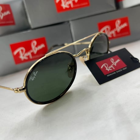 Ray-Ban レイバン Oval W Bridge オーバル ダブルブリッジ G-15XLT サングラス RB3847N (0RB23)