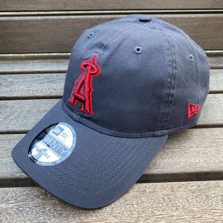 9Twenty ニューエラ NEWERA ロサンゼルス エンゼルス Angels MLB ローキャップ グラファイトグレー