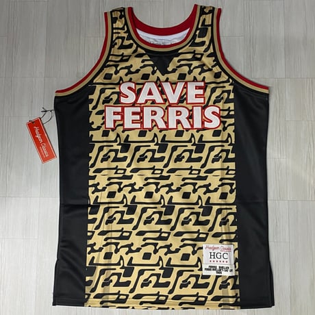USA限定 Headgear Classics 映画 1986年 セイブフェリス SAVE FERRIS バスケジャージ  (HGC3)