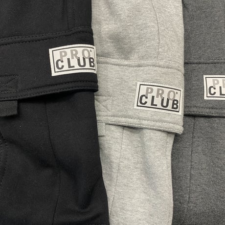 LA発 PROCLUB USA プロクラブ Heavyweight Fleece Shorts フリースカーゴ ショートパンツ Hグレー (SJNS27)