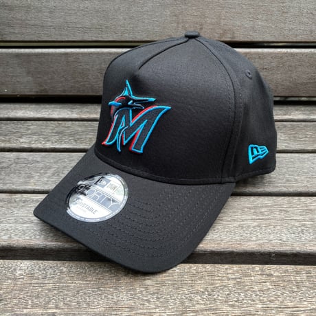 USA仕様 Newera ニューエラ 9Forty A-Frame Aフレーム Marlins マイアミ マーリンズ OTC キャップ (940-83)