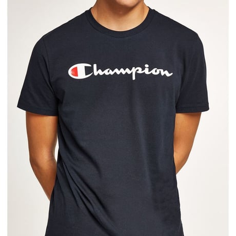 USA限定 リバースウィーブ仕様 Champion チャンピオン HERITAGE 半袖 Tシャツ 紺